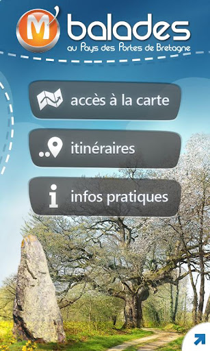 Accueil m'balades android google play iPhone Bretagne