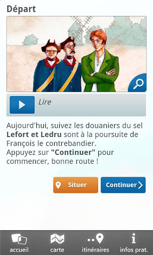 point d'intérêt m'balades android google play iPhone Bretagne